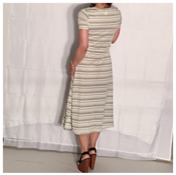 1LEFT Women Beautiful Stripe Midi Dress❤️ - Picture 6 of 7